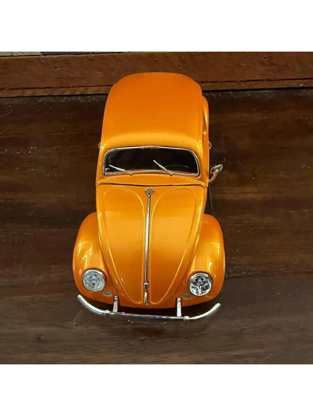 Bburago 1955 VW Beetle 1:18 Diecast‎ 1,000,000th Edition Orange Bug